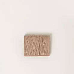 Cameo Small Matelassé Nappa Leather Wallet | Miu Miu
