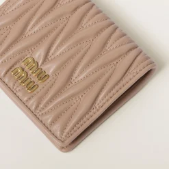Cameo Small Matelassé Nappa Leather Wallet | Miu Miu