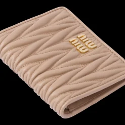 Cameo Small Matelassé Nappa Leather Wallet | Miu Miu