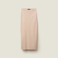 Cameo Stretch Jersey Skirt | Miu Miu