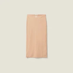 Cameo Stretch Jersey Skirt | Miu Miu