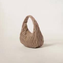 Cameo Wander Matelassé Nappa Leather Hobo Bag | Miu Miu