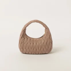 Cameo Wander Matelassé Nappa Leather Hobo Bag | Miu Miu