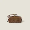 Caramel Matelassé Nappa Leather Shoulder Bag | Miu Miu