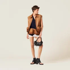 Caramel Nappa Leather Vest | Miu Miu