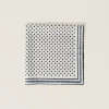 Chalk White/black Printed Twill Scarf | Miu Miu
