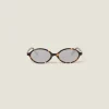 Chrome-plated Lenses Miu Regard Sunglasses | Miu Miu