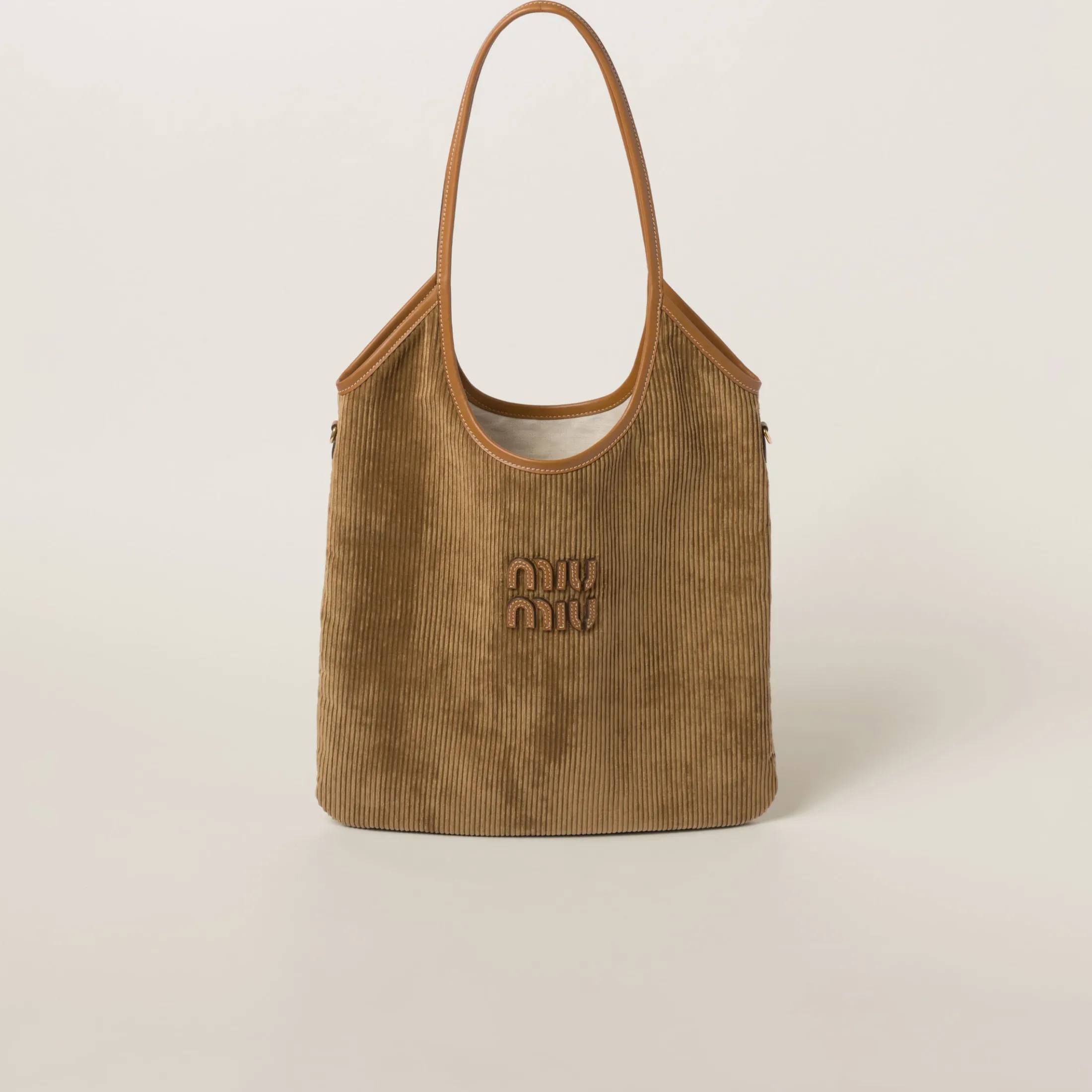Cinnamon Ivy Corduroy Bag | Miu Miu