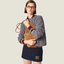 Cinnamon Ivy Corduroy Bag | Miu Miu
