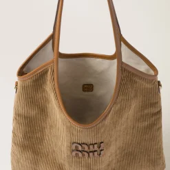 Cinnamon Ivy Corduroy Bag | Miu Miu