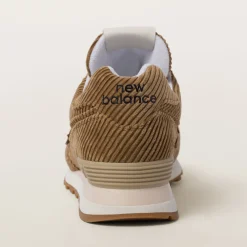 Cinnamon New Balance X Miu Miu 574 Striped Velvet Sneakers | Miu Miu