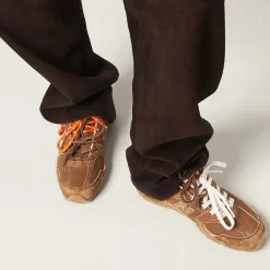 Cinnamon New Balance X Miu Miu 530 Sl Suede Sneakers | Miu Miu
