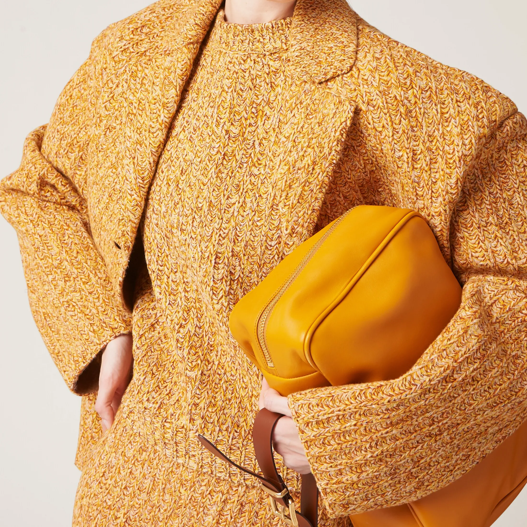 Cinnamon Wool And Cotton Sweater | Miu Miu