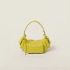 Citron Yellow Nappa Leather Pocket Bag | Miu Miu
