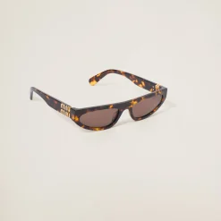 Coffee Lenses Miu Glimpse Sunglasses | Miu Miu