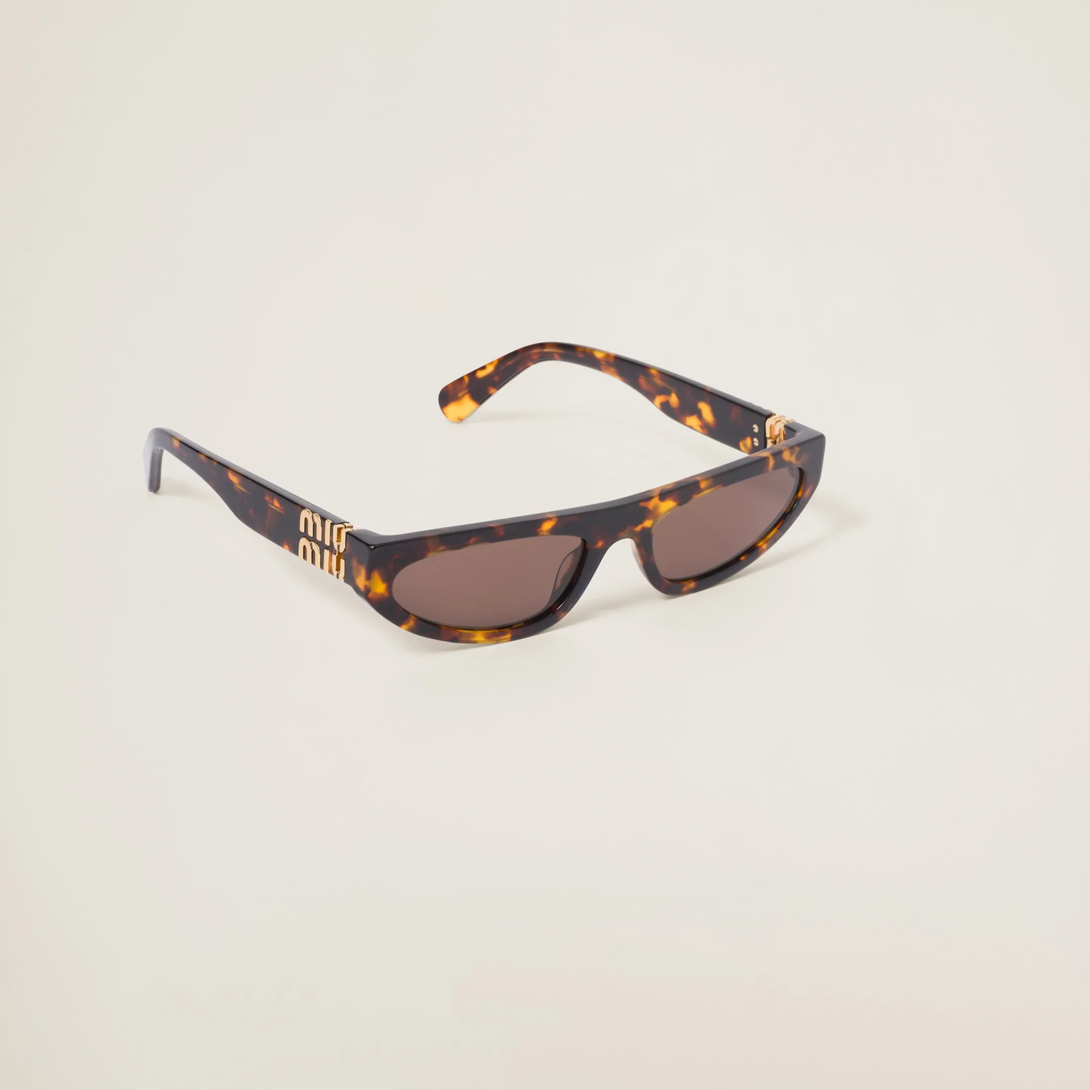 Coffee Lenses Miu Glimpse Sunglasses | Miu Miu