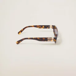 Coffee Lenses Miu Glimpse Sunglasses | Miu Miu