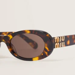 Coffee Lenses Miu Glimpse Sunglasses | Miu Miu