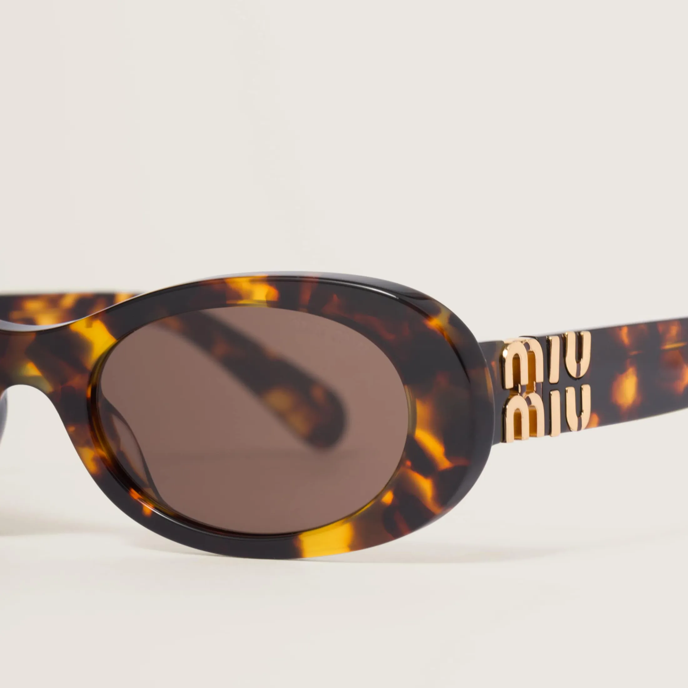 Coffee Lenses Miu Glimpse Sunglasses | Miu Miu