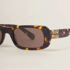 Coffee Lenses Miu Glimpse Sunglasses | Miu Miu