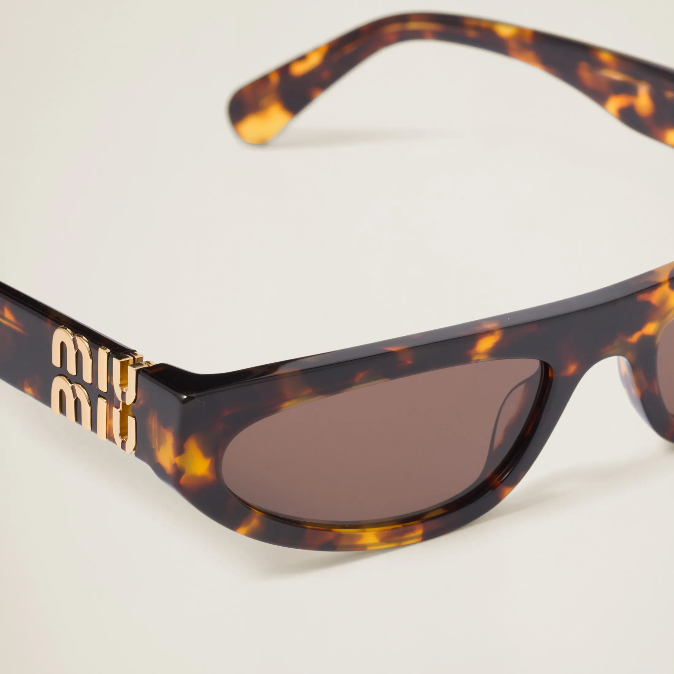 Coffee Lenses Miu Glimpse Sunglasses | Miu Miu