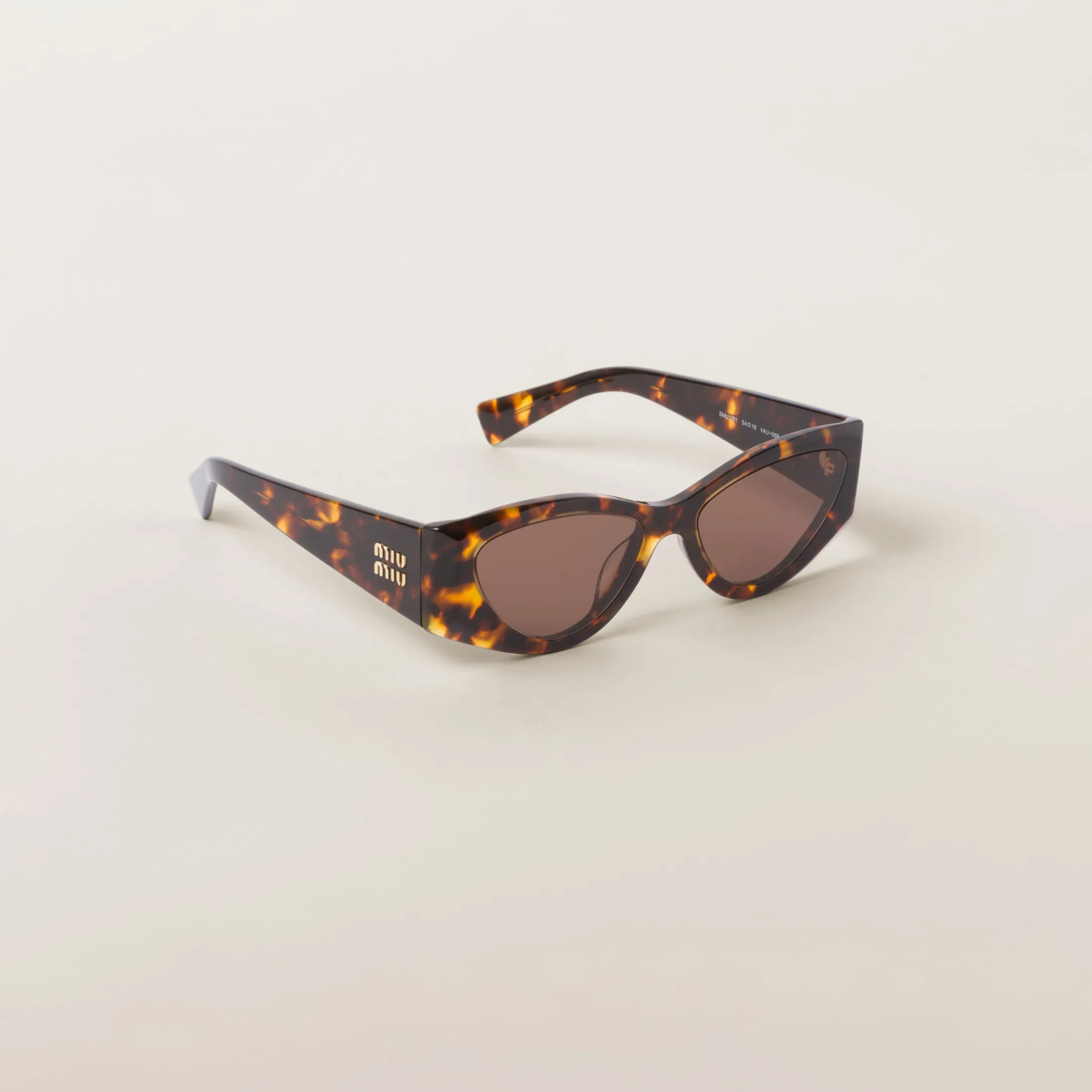 Coffee Lenses Miu Miu Logo Sunglasses | Miu Miu