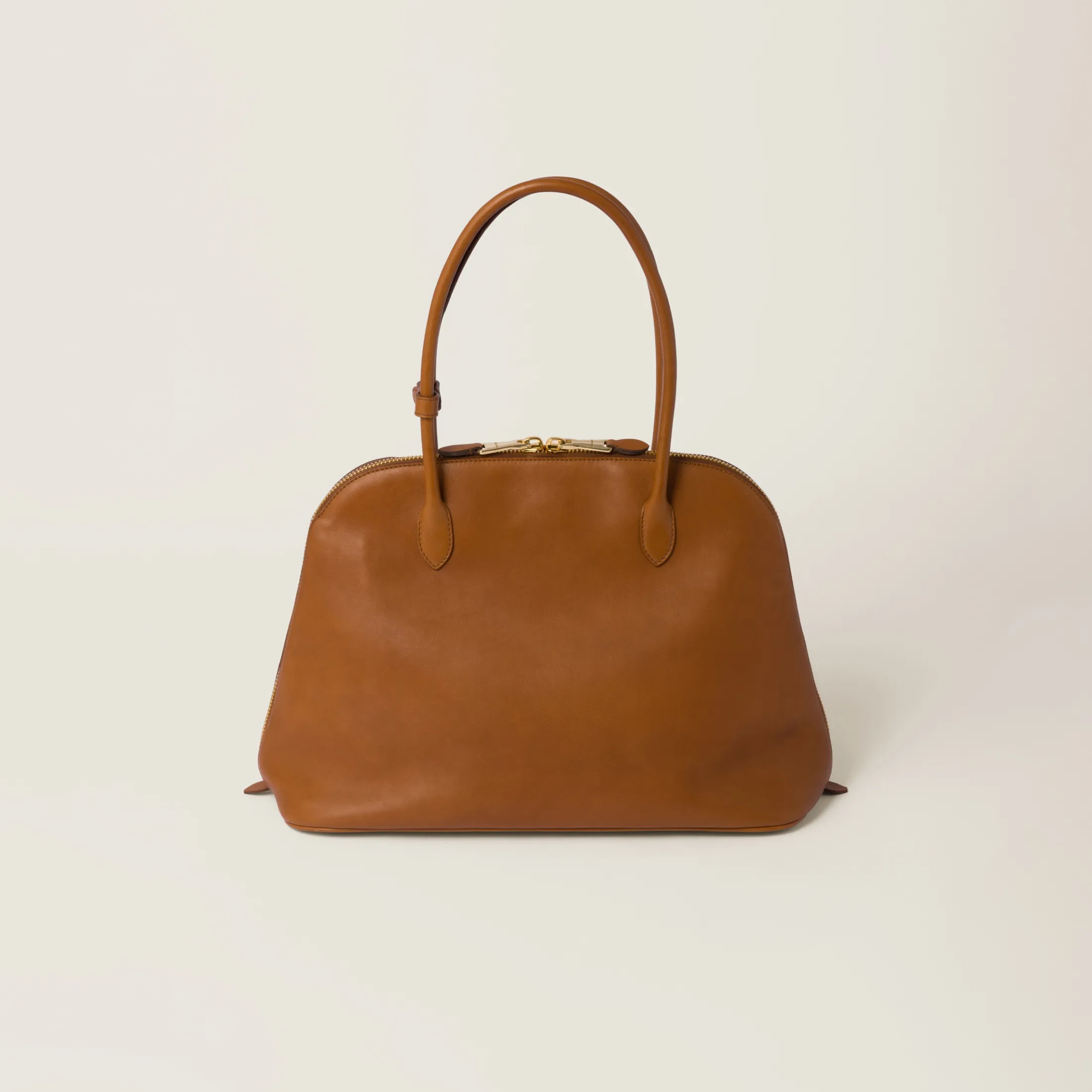 Cognac Leather Bag | Miu Miu