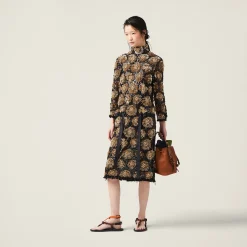 Cognac Leather Bucket Bag | Miu Miu