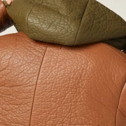 Cognac Nappa Leather Jacket | Miu Miu