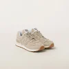 Colonial Beige New Balance 574 X Miu Miu Denim Sneakers | Miu Miu