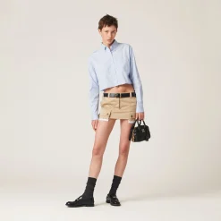 Cord Chino Skirt | Miu Miu