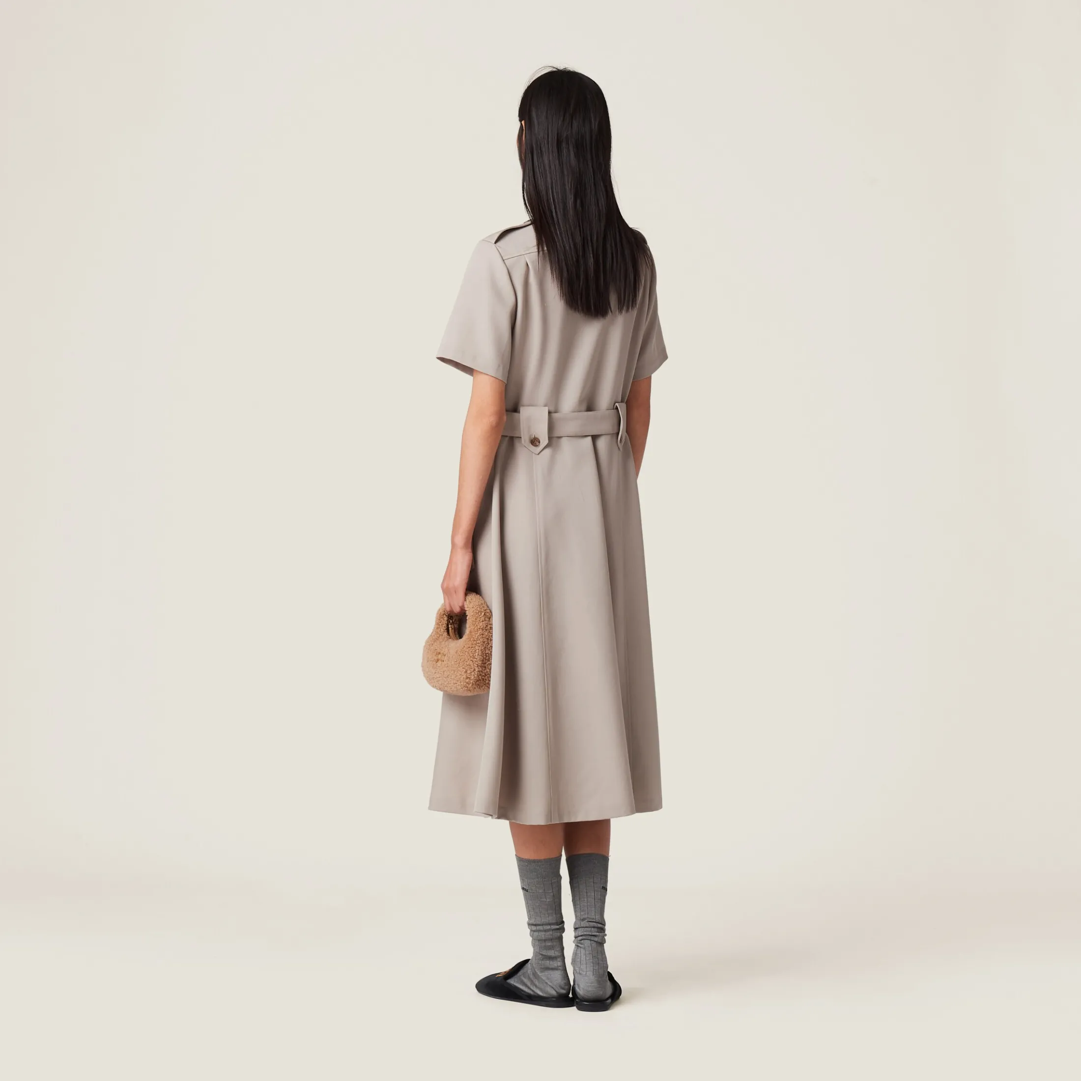 Cord Gabardine Dress | Miu Miu