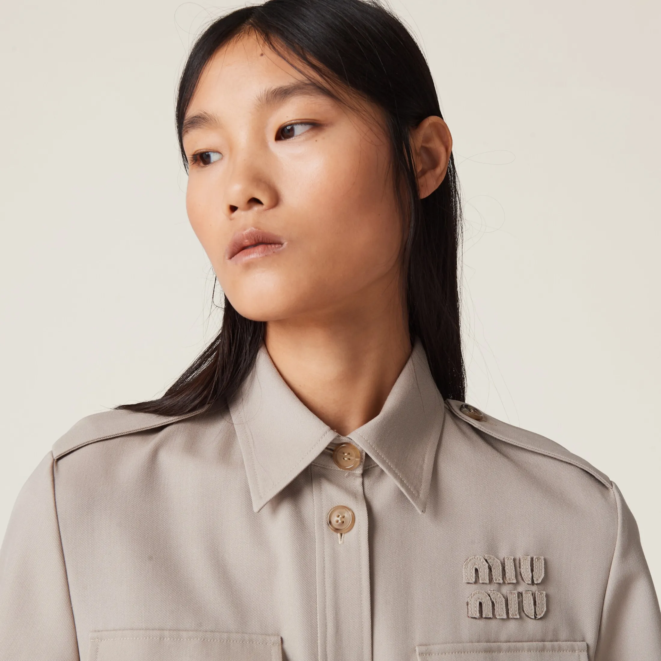 Cord Gabardine Dress | Miu Miu
