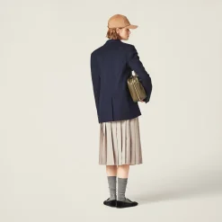Cord Gabardine Skirt | Miu Miu