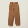 Cord Garment-dyed Gabardine Pants | Miu Miu