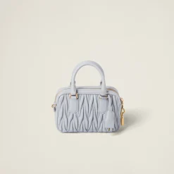 Cornflower Arcadie Matelassé Nappa Leather Bag | Miu Miu