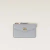 Cornflower Leather Card Holder | Miu Miu