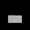 Cornflower Matelassé Nappa Leather Envelope Wallet | Miu Miu