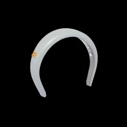 Cornflower Patent Leather Headband | Miu Miu