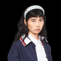 Cornflower Patent Leather Headband | Miu Miu