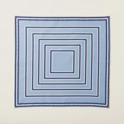 Cornflower/blue Printed Poplin Scarf | Miu Miu