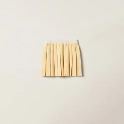 Cream/white Cashmere Miniskirt | Miu Miu