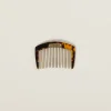 Dark Tortoiseshell Plexiglas Hair Comb | Miu Miu