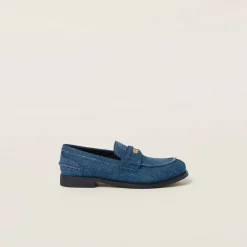 Denim Denim Loafers | Miu Miu