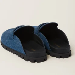 Denim Denim Mules | Miu Miu