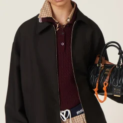 Ebony Mohair Blouson Jacket | Miu Miu