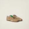 Ecru New Balance X Miu Miu 530 Sl Suede Sneakers | Miu Miu