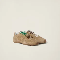 Ecru New Balance X Miu Miu 530 Sl Suede Sneakers | Miu Miu