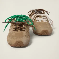 Ecru New Balance X Miu Miu 530 Sl Suede Sneakers | Miu Miu