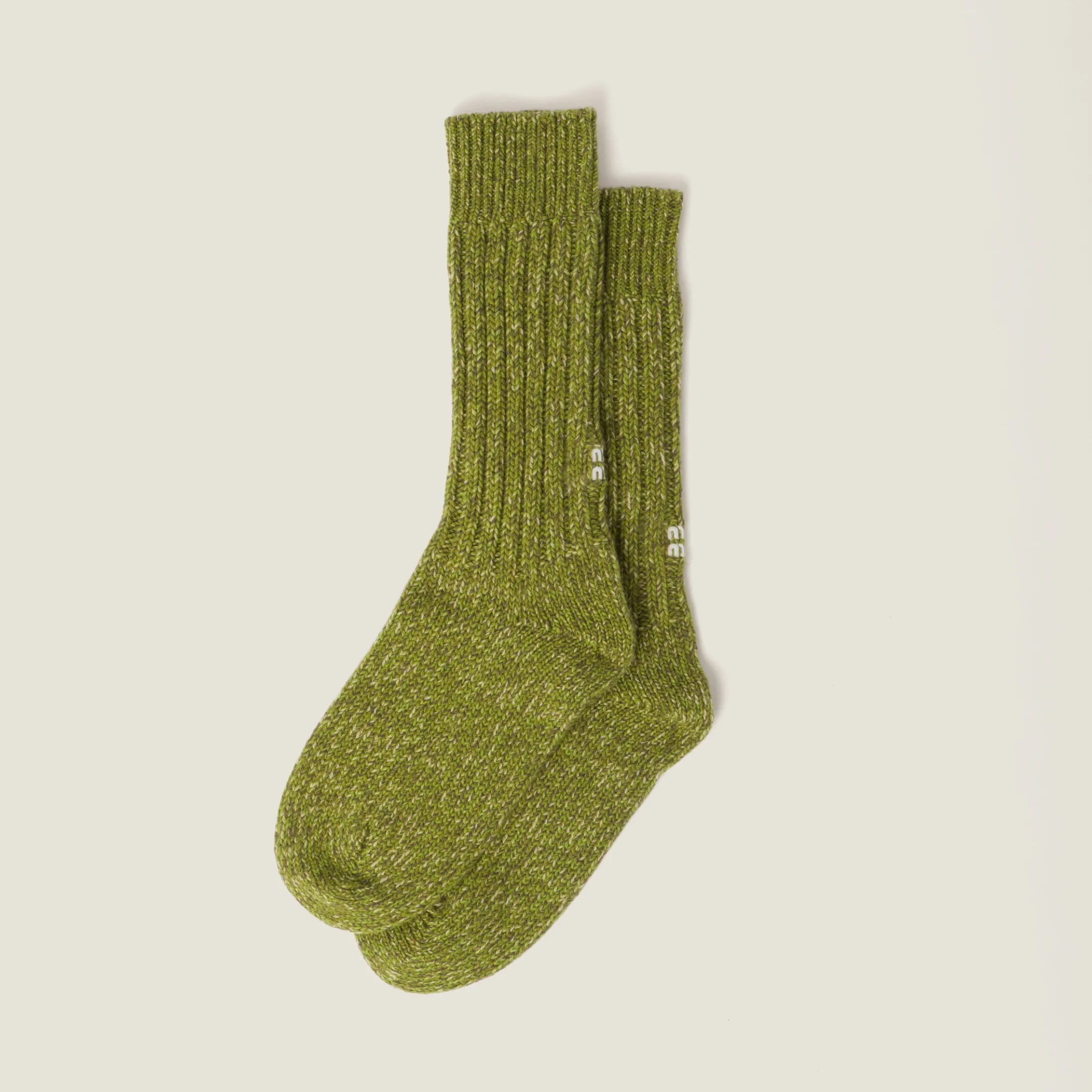 Fern Green Wool And Cashmere Socks | Miu Miu